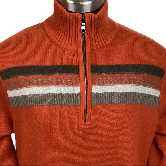 Banana Republic Merino Wool 1/4 Zip Turtleneck Sweater - Picture 5 of 11